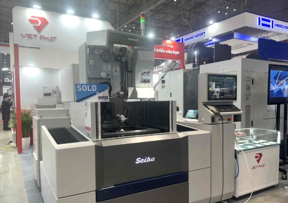 Máy cắt dây Seibu M50HP trưng bày tại MTA 2024 và được bán ngay tại sự kiện
